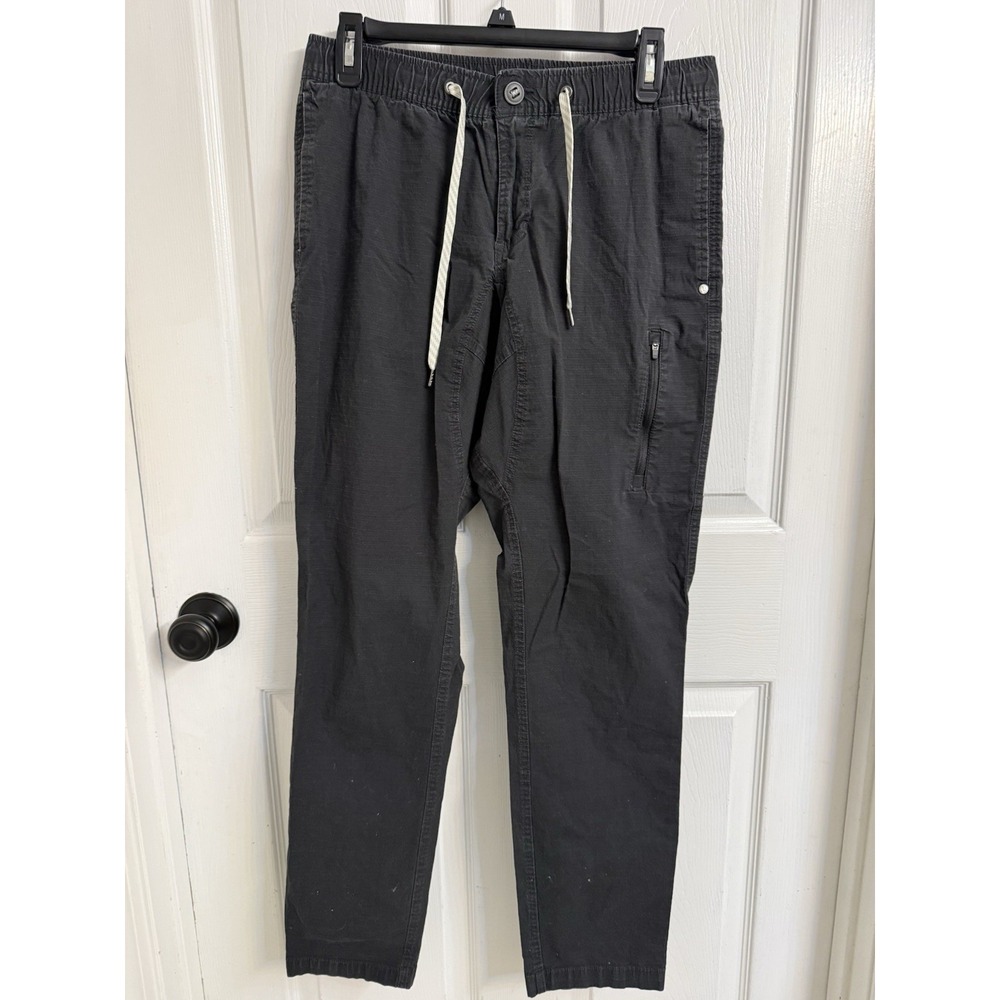 VUORI Ripstop Climber Pants Gray Men's Medium Cotton Pockets Outdoor V412